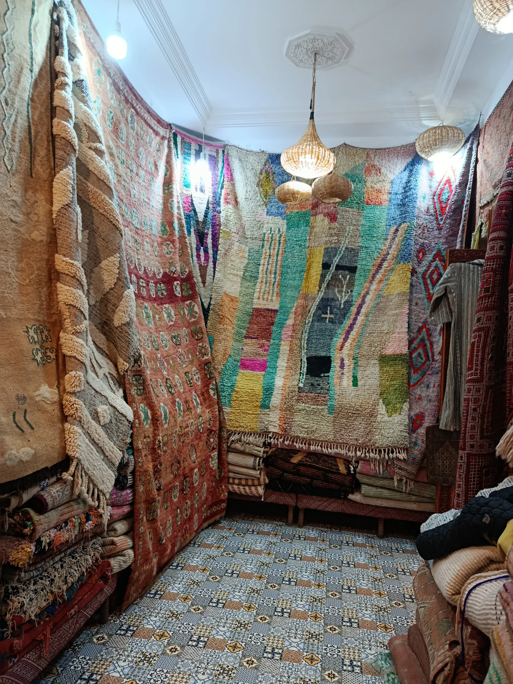Moroccan rug craftsmanship