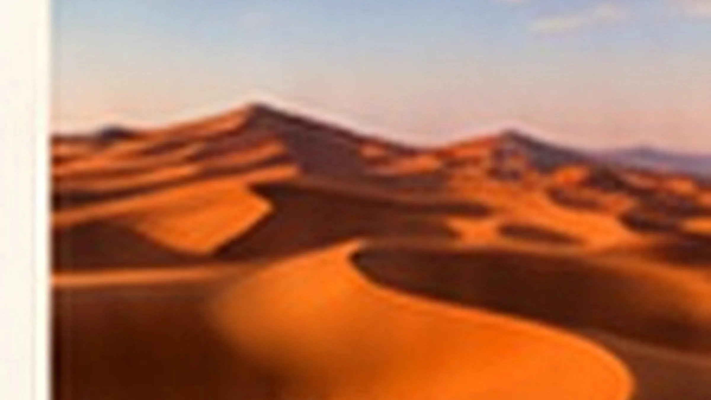 Sahara dune landscape