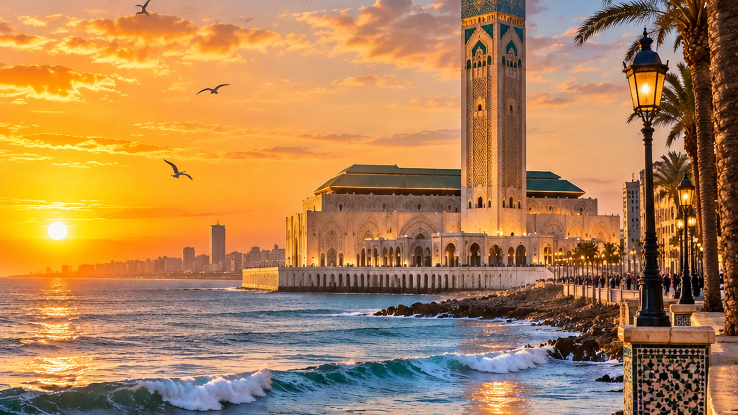 Hassan II Mosque in Casablanca