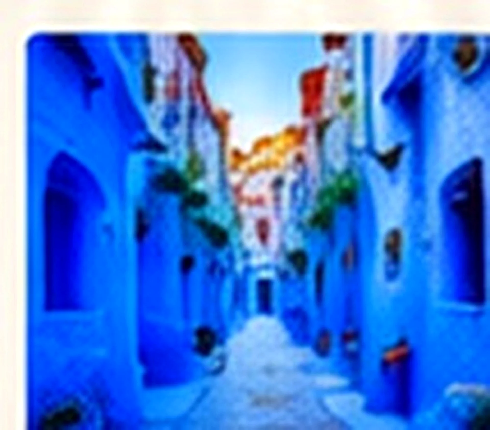 Chefchaouen blue medina in the Rif Mountains Morocco