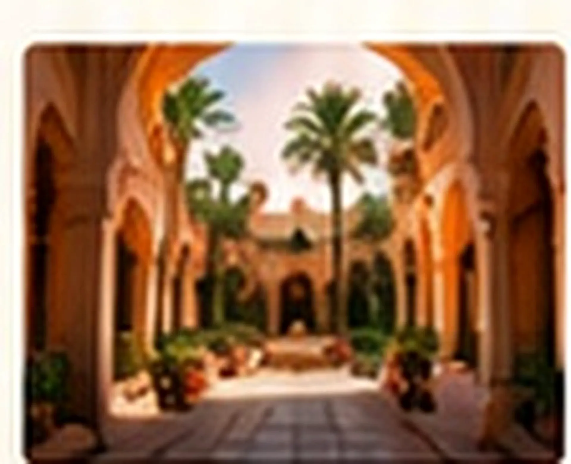 Elegant Moroccan riad and kasbah architecture