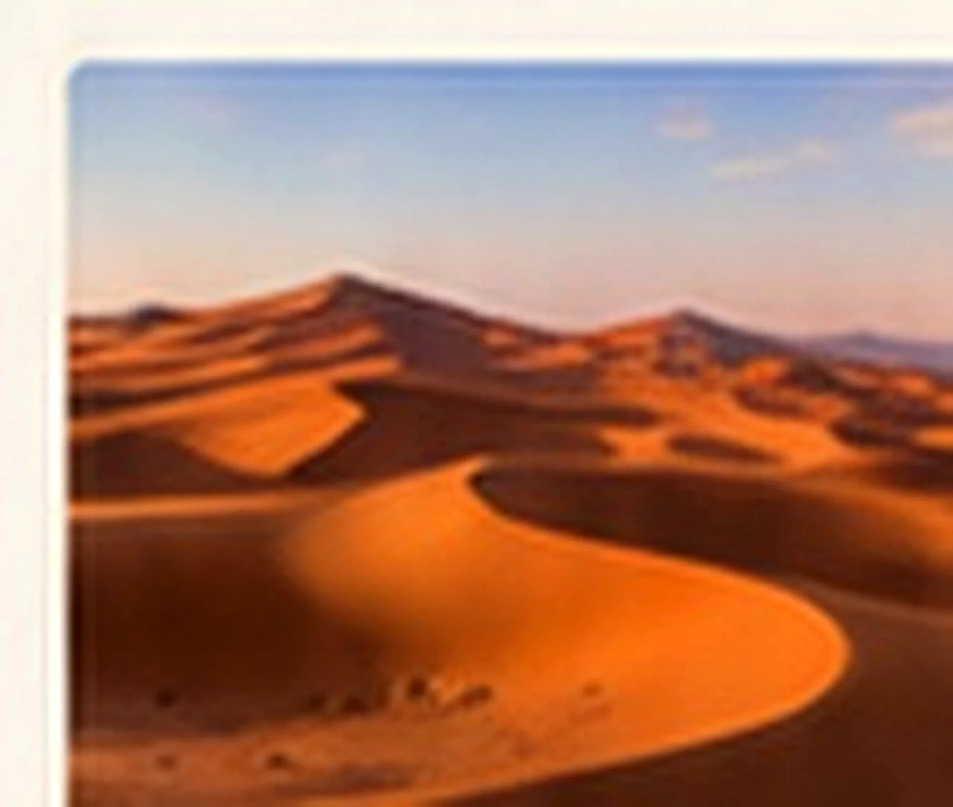 Golden Erg Chebbi dunes in Merzouga Sahara Morocco