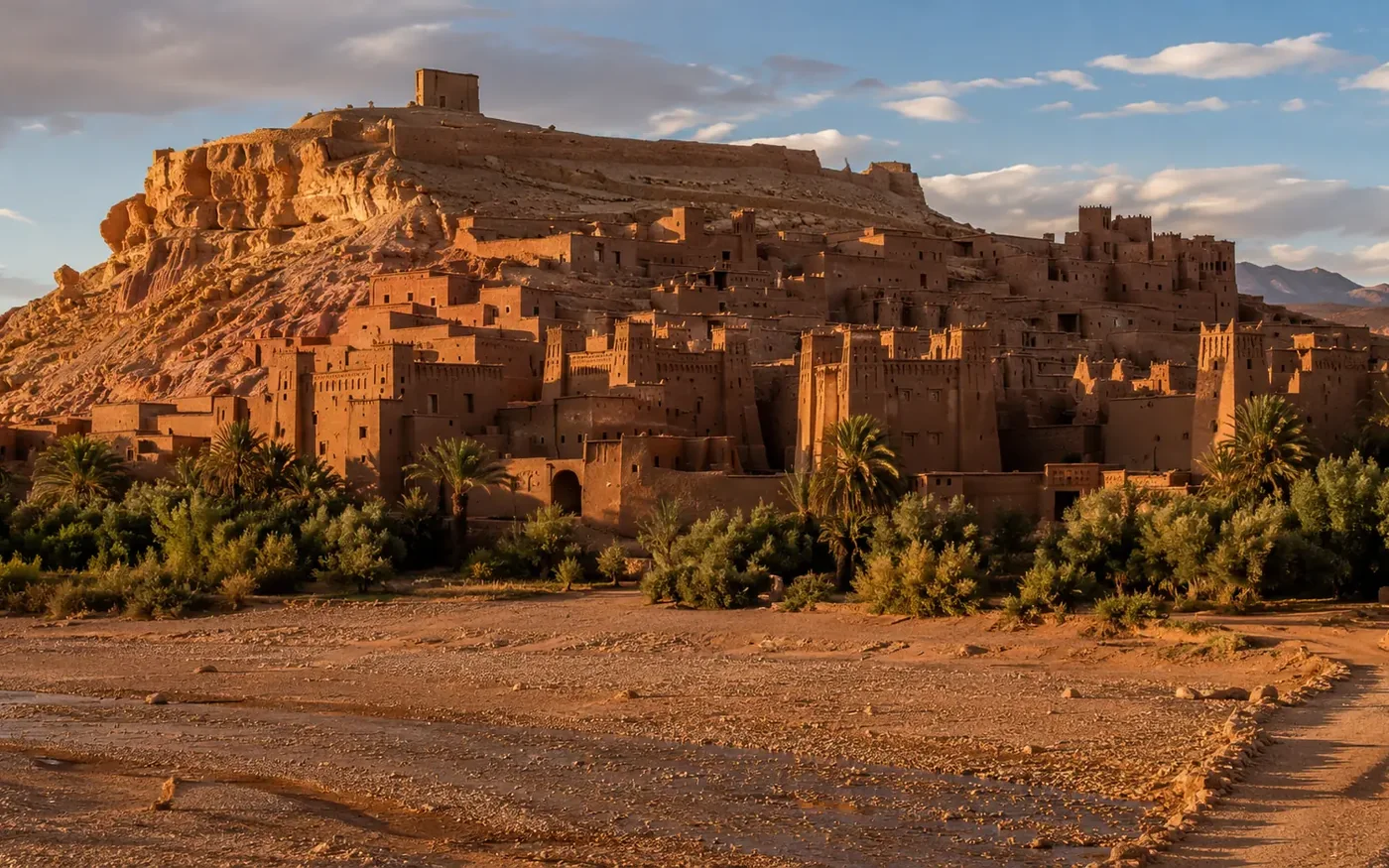 Ait Ben Haddou fortified ksar in Morocco on a private desert route