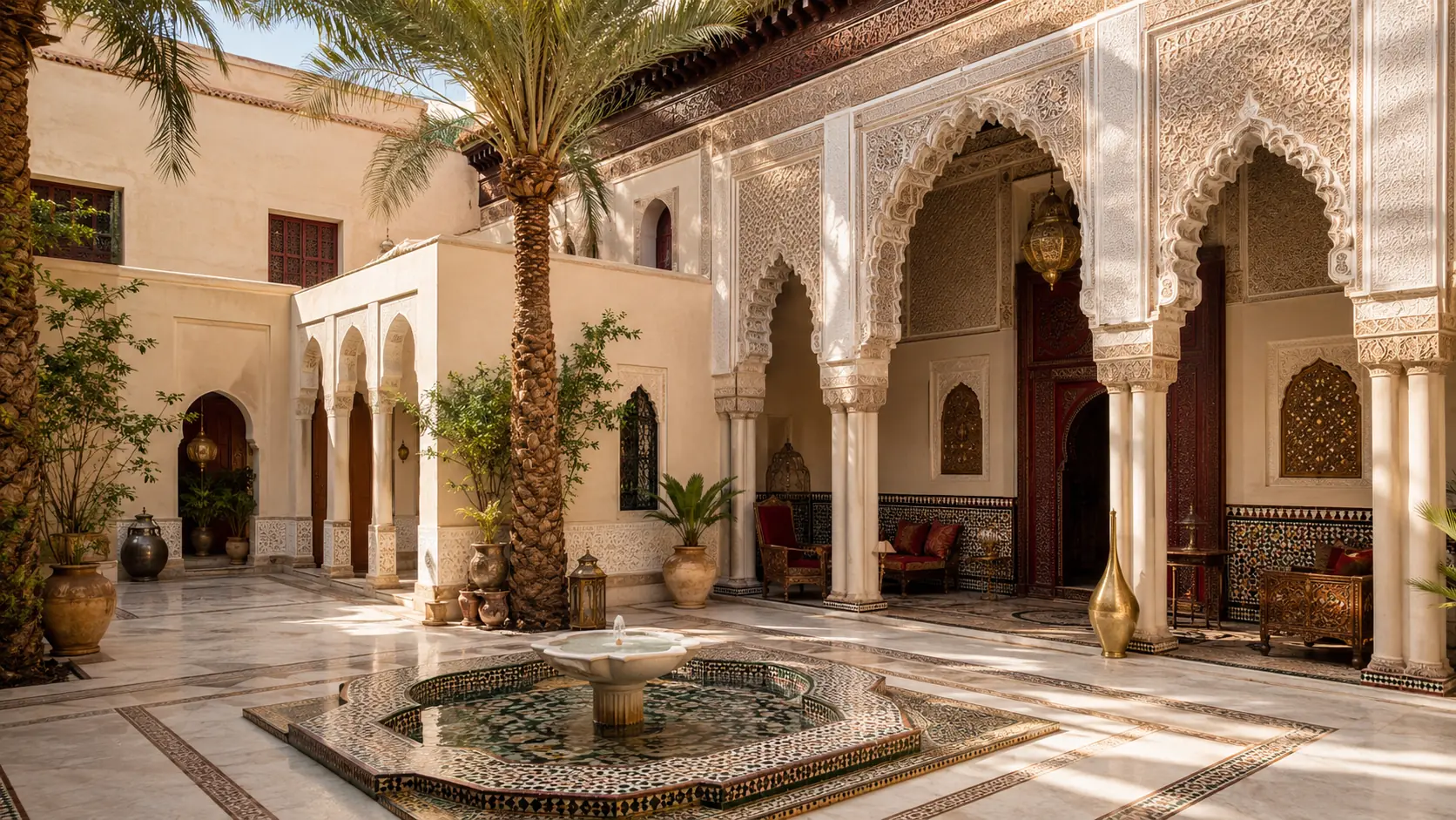 Luxury riad in Morocco
