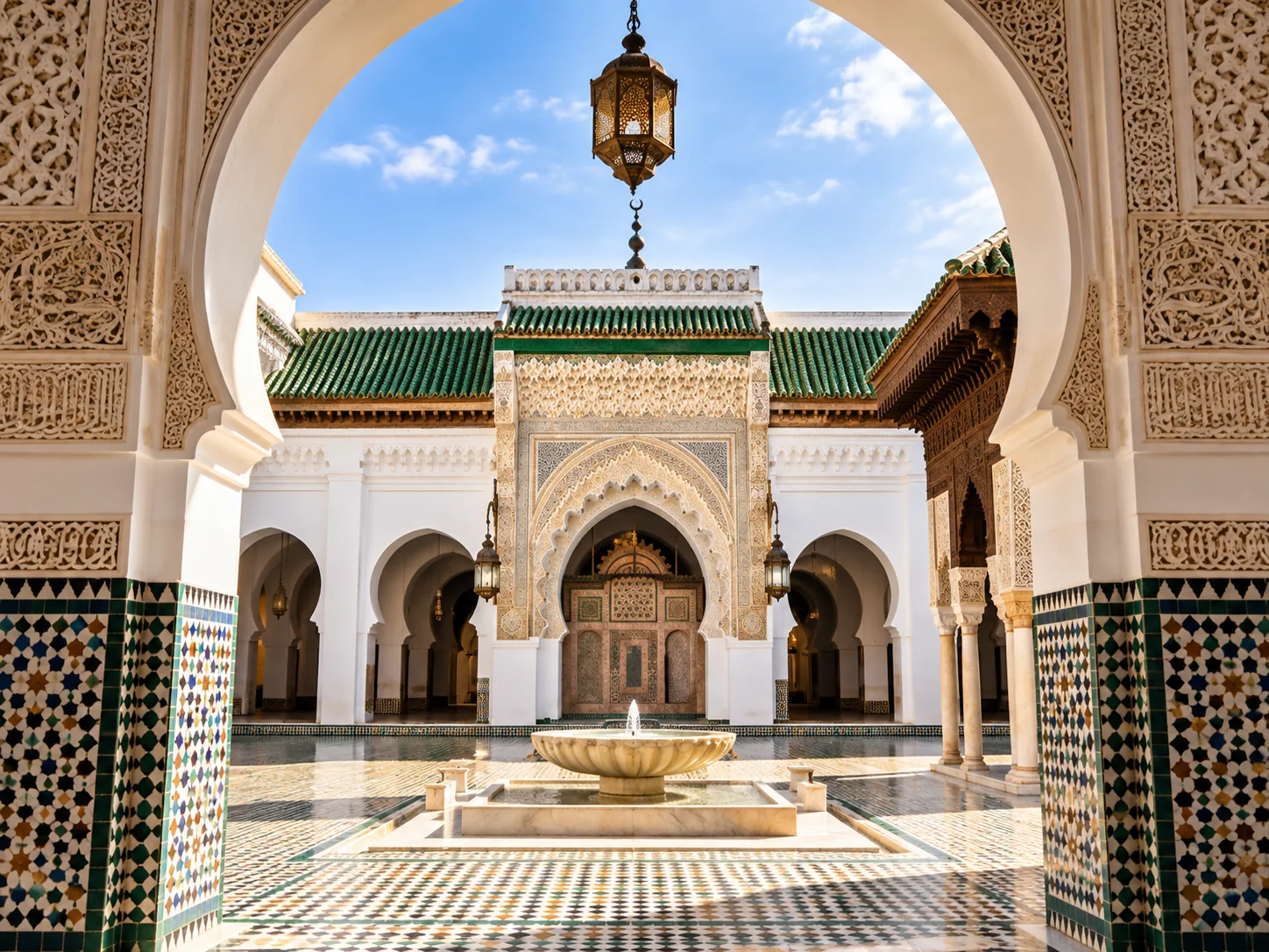 Fes courtyard