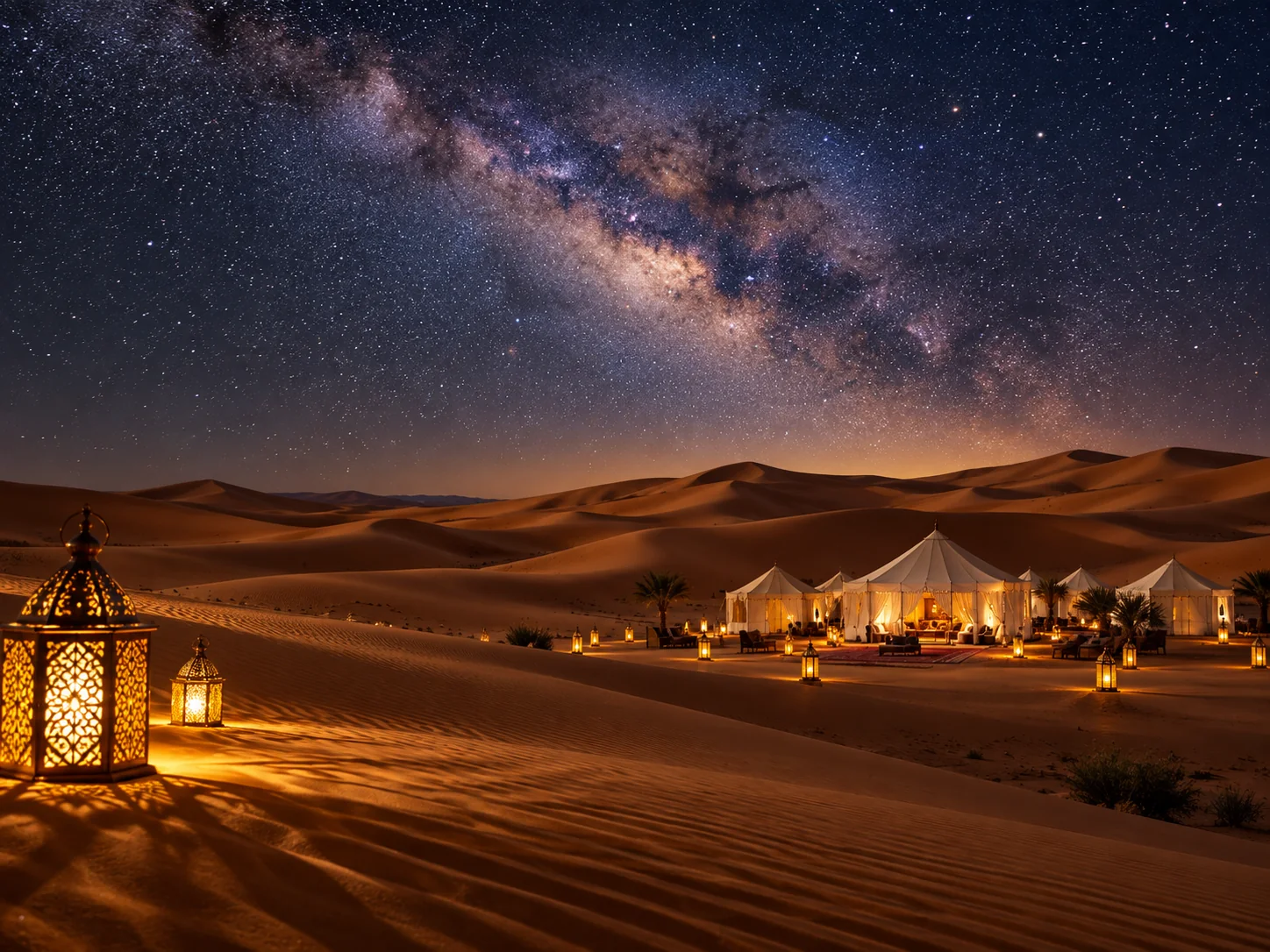 Sahara night sky