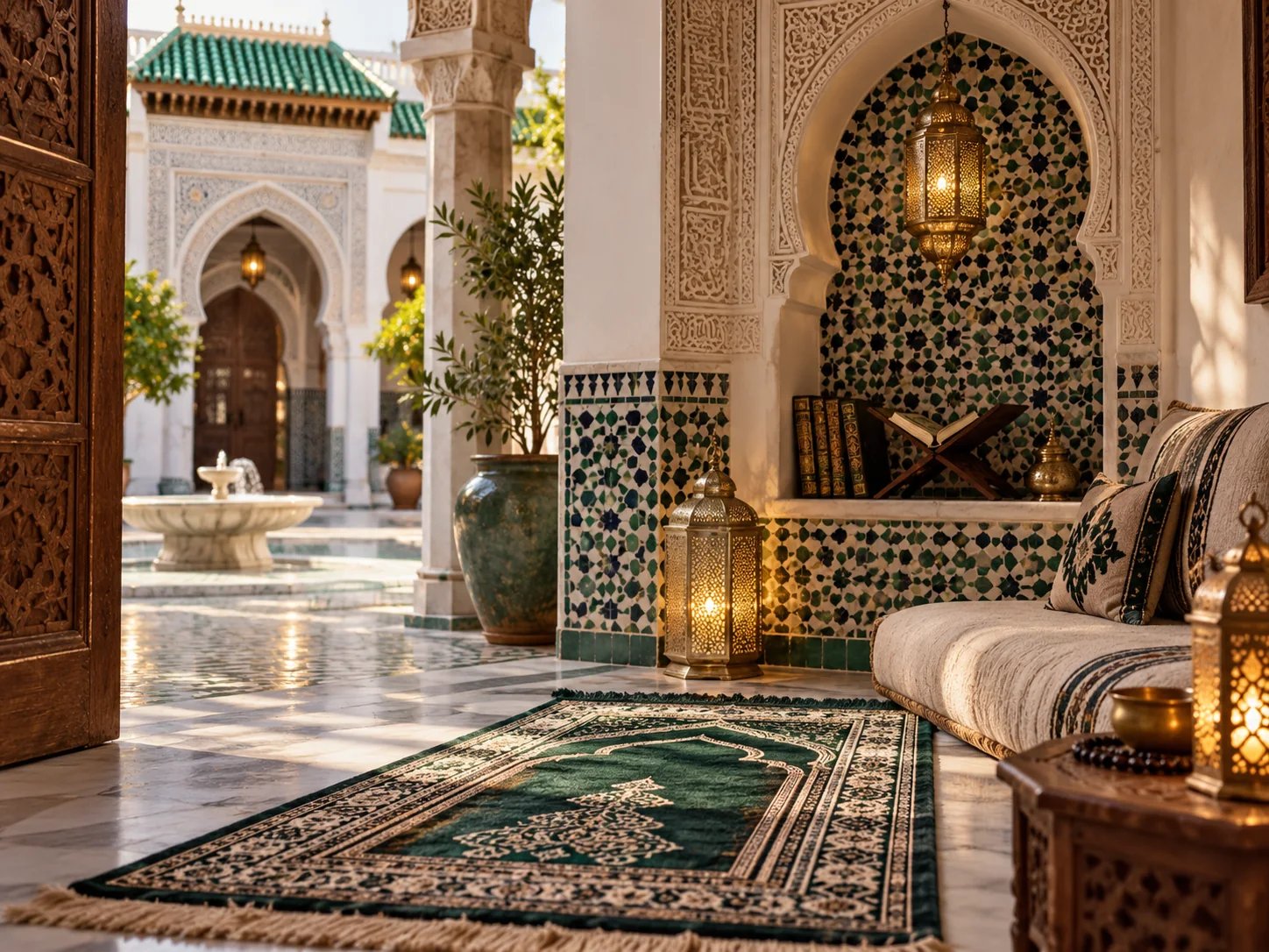 Quiet prayer space
